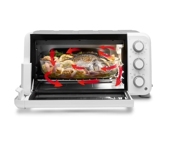 De’Longhi EO 12512.WG bänkugn 12 l 1400 W Svart, Vit Grill