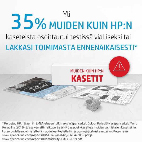 HP 124A, alkuperäinen magenta LaserJet-värikasetti