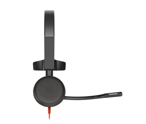 HP Poly Blackwire 3315 Monaural Microsoft Teams Certified USB-C Headset + 3,5 mm-kontakt + USB-C/A-adapter