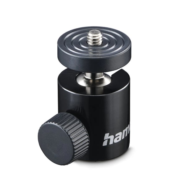 Hama 00005001 stativhuvuden Svart 1/4" Kula (form)