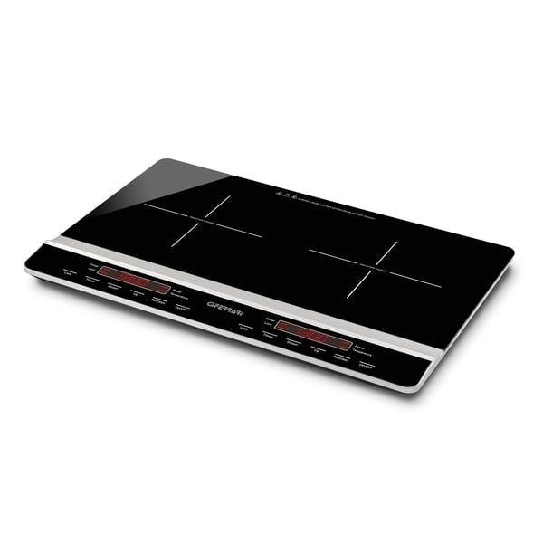 G3 Ferrari Dinamiko Duo Svart Bänkdiskmaskin 56 cm Induktionshäll med zon 2 zone(s)