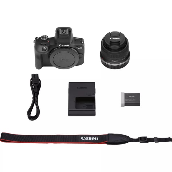 Canon EOS R100 + RF-S 18-45mm F4.5-6.3 IS STM Kit MILC 24,1 MP CMOS 6000 x 4000 pixel Sort