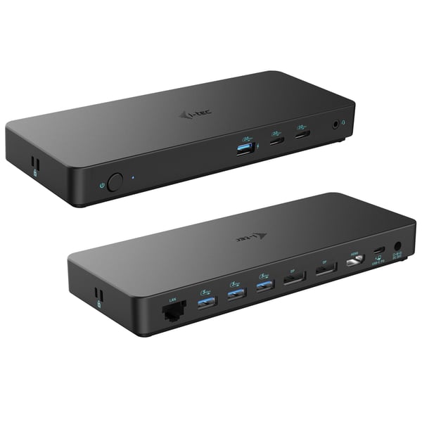 i-tec C31TRIPLEDOCKPDPRO2 dockingstation Ledningsført USB 3.2 Gen 1 (3.1 Gen 1) Type-C Sort
