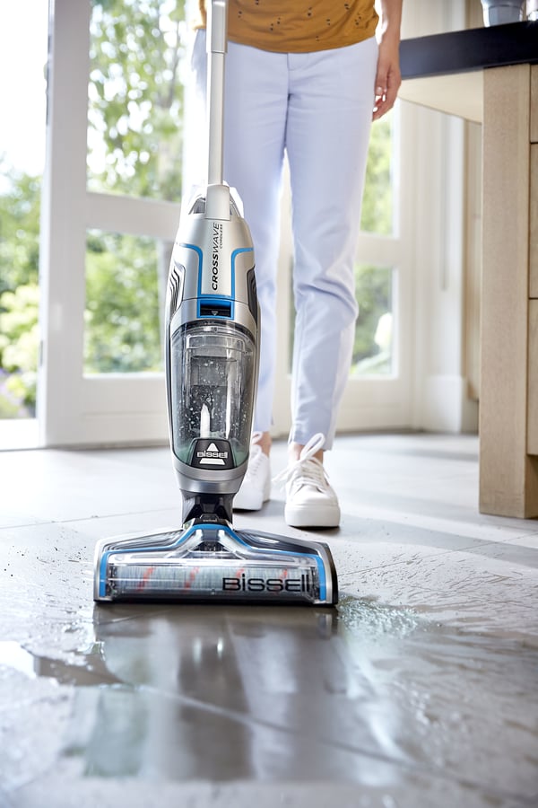 Bissell 2582Q upprättstående dammsugare och elektrisk sopborste Batteri Torr&våt Utan påse 250 W Svart, Blå, Silver
