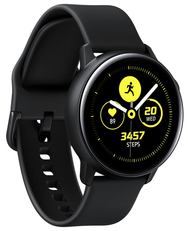 Samsung Galaxy Watch Active 2,79 cm (1.1") OLED 40 mm Digital 360 x 360 pixel Berøringsskærm Sort Wi-Fi GPS (satellit)
