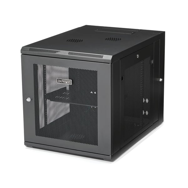 StarTech.com RK1232WALHM stativ 12U Vægmonteret stativ Sort