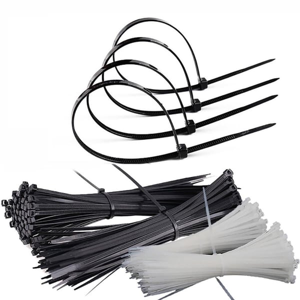 Techly 100 x 2.5mm kabelsamler Nylon Sort 100 stk