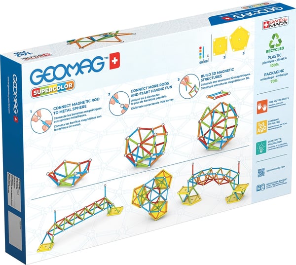 Geomag Super Color Recycled Neodymium magnet-legetøj