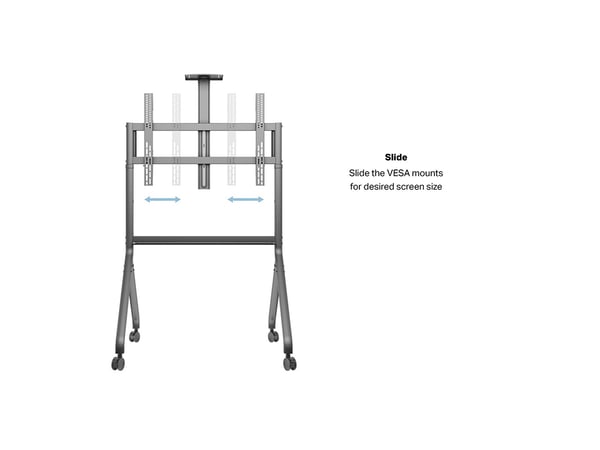 Multibrackets 6763 tv-beslag 2,18 m (86") Anthracit