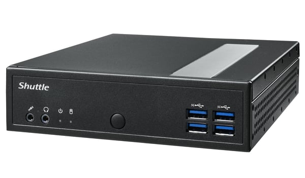Shuttle DL30N datorhölje & moderkort 1,35L storlek PC Svart N100