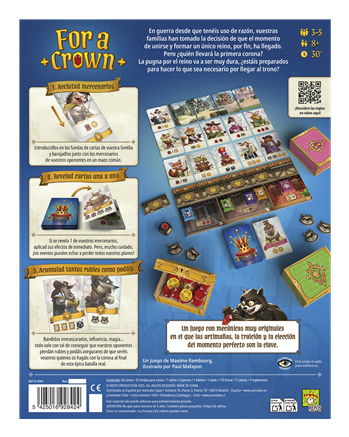 Asmodee For a Crown 30 min Kortspel Logik