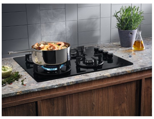 Electrolux EGG6407K Sort Indbygget 59 cm Gaskomfur 4 zone(s)