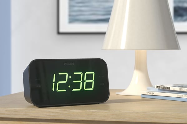 Philips TAR3306/12 vækkeur Digital alarmur Sort