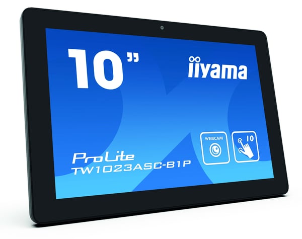 iiyama TW1023ASC-B1P skærm i mødelokale 25,6 cm (10.1") 1280 x 800 pixel LED 802.11b, 802.11g, Wi-Fi 4 (802.11n) Bluetooth