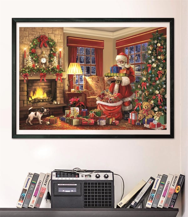 Clementoni 1000 pcs Santa's Visit Compact