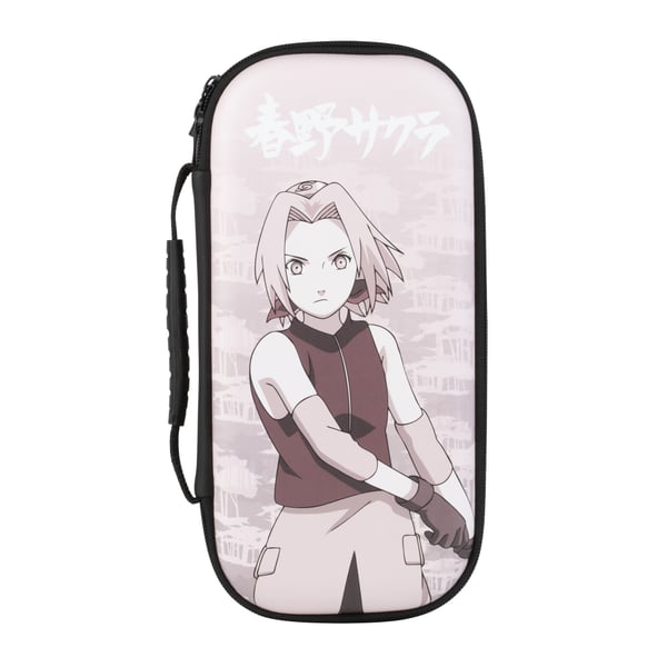 Konix Naruto 80381117166 väskor för bärbara spelkonsoller Hårt fodral Nintendo Polyvinylklorid (PVC) Rosa