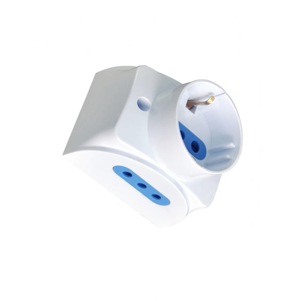 Techly IUPS-PCP-1S2I10A stikkontakt Type L Hvid