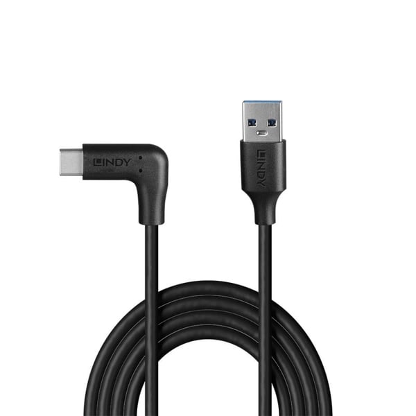 Lindy 32014 USB-kabel USB 3.2 Gen 2 (3.1 Gen 2) 1,5 m USB A USB C 10 Gbit/sek. 15 W Sort