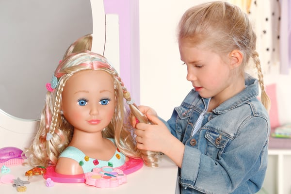 BABY born Sister Styling Head Princess Doll make-up & hair styling set