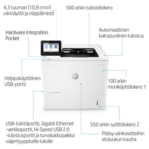HP LaserJet Enterprise M611dn