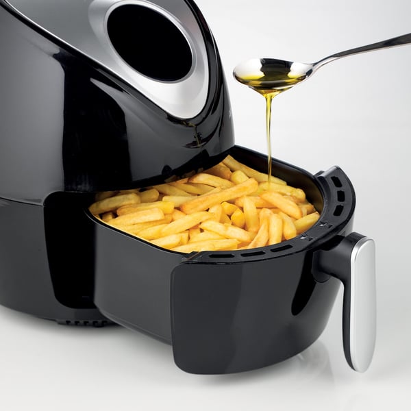 Ariete 4616/00 Yksi 3,5 L Erillinen 1300 W Kuumakiertoilmakypsennin Musta, Hopea