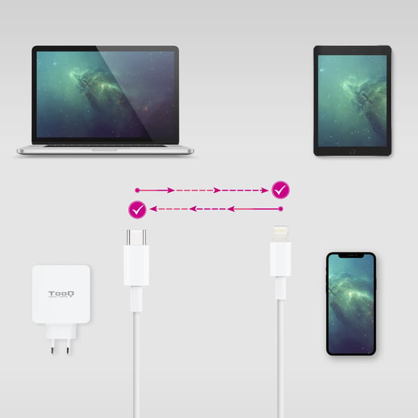 Nanocable 10.10.0600 Lightning kabel 0,5 m Hvid