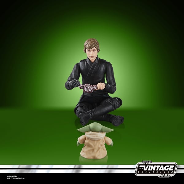 Star Wars The Book of Boba Fett Luke Skywalker & Grogu figurer 9,5 cm