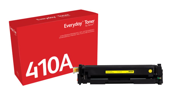 Everyday™ Keltainen Toner by Xerox compatible with HP 410A (CF412A), Standard capacity Everyday™ Keltainen Toner by Xerox compatible with HP 410A (CF412A), Standard capacity