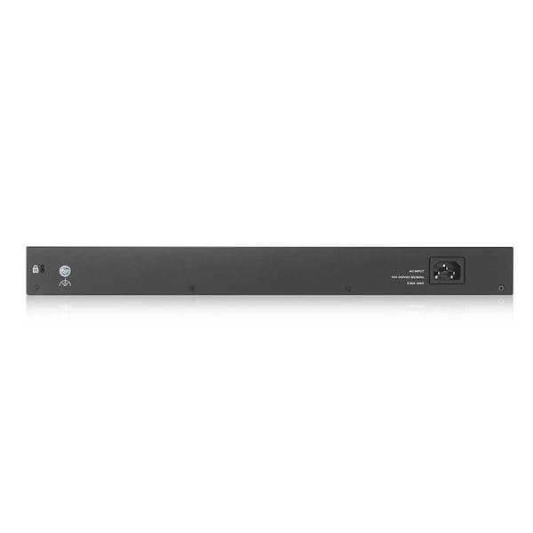 Zyxel GS2220-28HP-EU0101F verkkokytkin Hallittu L2 Gigabit Ethernet (10/100/1000) Power over Ethernet -tuki Musta