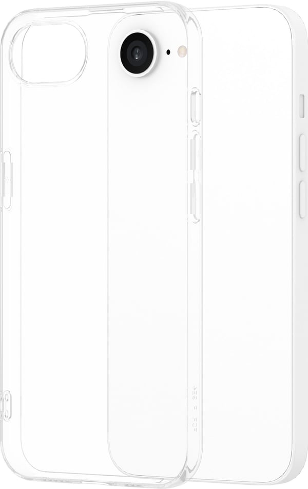 eSTUFF INFINITE (GRS) VIENNA iPhone 17e/16e Gennemsigtigt Cover. Materiale: 100% genanvendt TPU