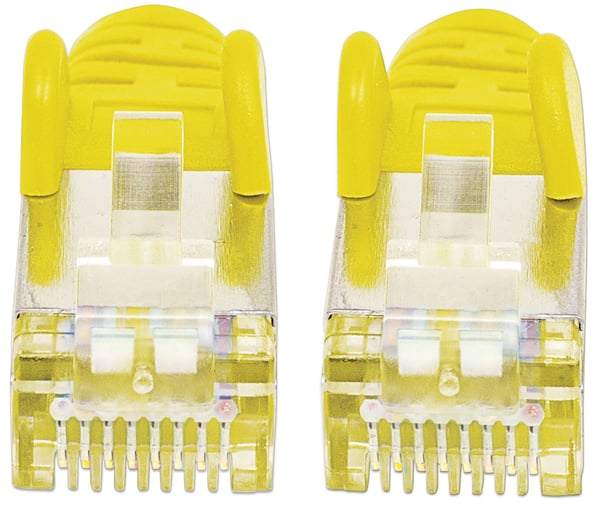 Intellinet 10m Cat6 S/FTP nätverkskablar Gul S/FTP (S-STP)