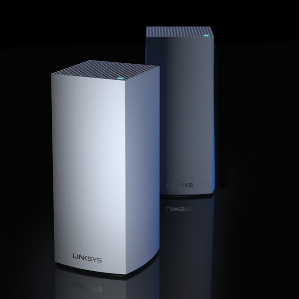 Linksys Velop Intelligent Mesh WiFi 6 (AX4200) system för hela hemmet, Trippelband, 2-pack
