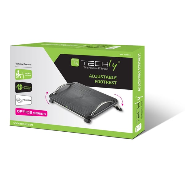 Techly ICA-FR 13 fodskammel Sort