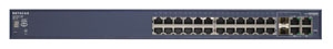 NETGEAR ProSafe™ 24 Port 10/100 Stackable Smart Switch + 4 Gigabit Ports