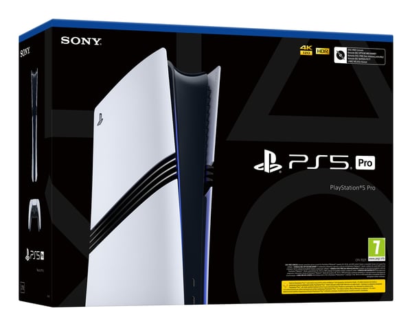 Sony Interactive Entertainment PlayStation 5 Pro 2 TB Wi-Fi Svart, Vit
