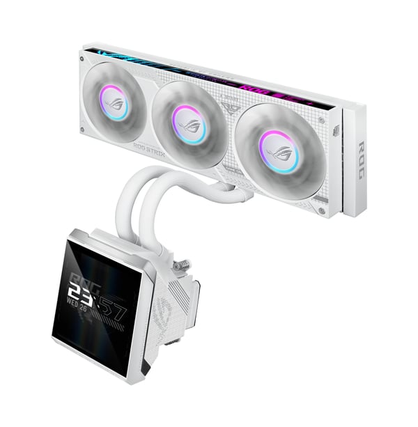 ASUS ROG STRIX SLC IV 360 ARGB LCD WHT Processor Alt-i-en væskekøler 12 cm Hvid 1 stk