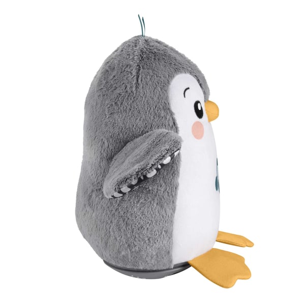 Fisher-Price ‐pehmolelu, Flap & Wobble ‐pingviini, musiikkilelu vastasyntyneille