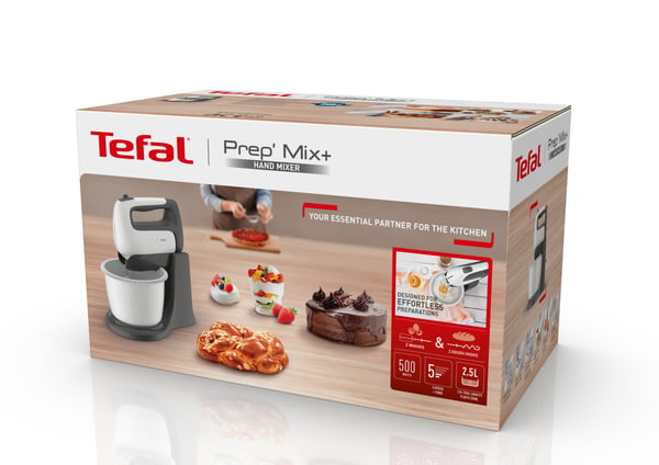 Tefal Prep'Mix+ HT4641 Stativmixer 500 W Grå, Vit