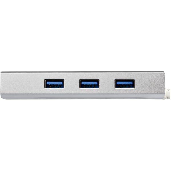 StarTech.com Bärbar USB 3.0-hubb med 3 portar plus Gigabit Ethernet - 5Gbps - inbyggd kabel