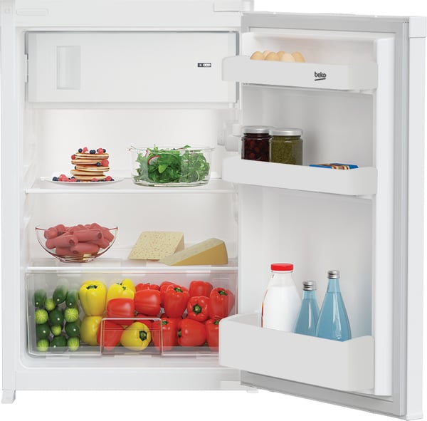 Beko B1754N yhdistelmäjääkaappi Pöytämalli 110 L Valkoinen