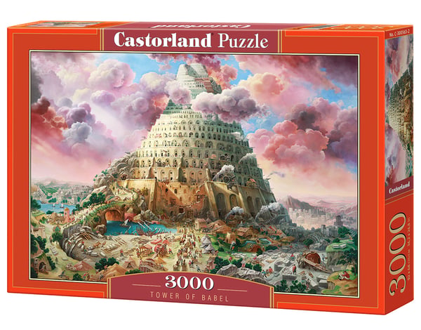 Castorland Tower of Babel 3000 pcs Kuviopalapeli 3000 kpl Maisema