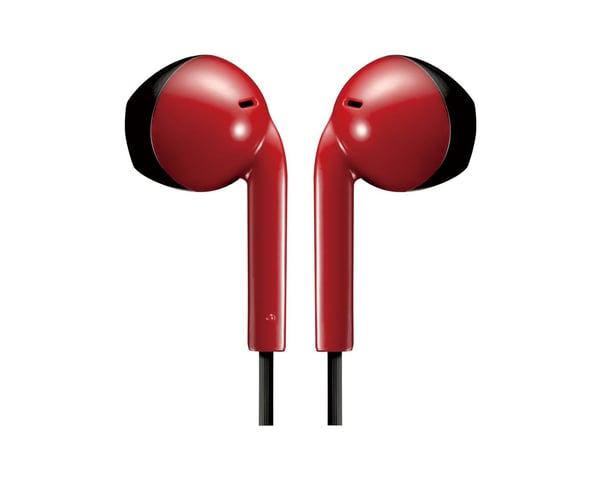 JVC HA-F19M-RB Headset Kabel I öra Samtal/musik Röd