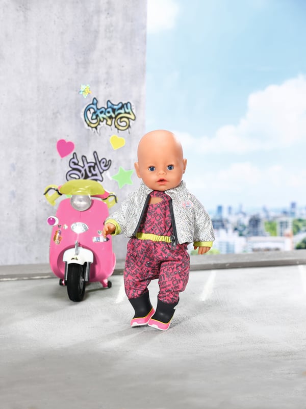 BABY born City Deluxe Scooter Combo Dockskoter