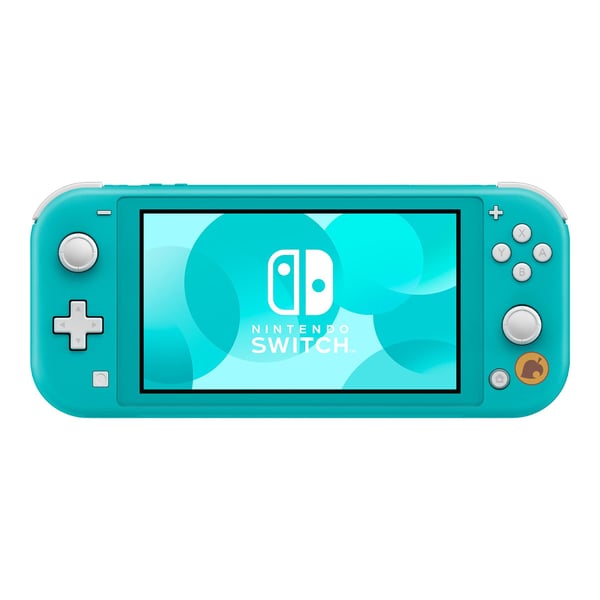 Nintendo Switch Lite Animal Crossing: New Horizons Timmy & Tommy Aloha Edition bärbara spelkonsoller 14 cm (5.5") 32 GB Pekskärm Wi-Fi Turkos