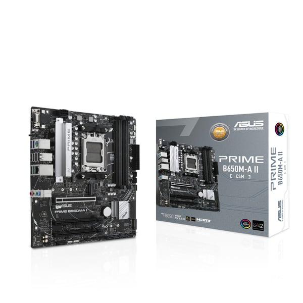 ASUS PRIME B650M-A II-CSM AMD B650 AM5-sockel micro ATX