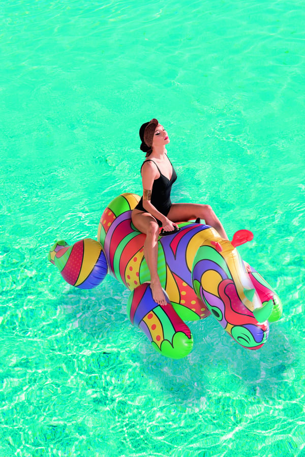 Bestway 41116 pool- och badmadrass Multifärg Vinyl Sittbadleksak