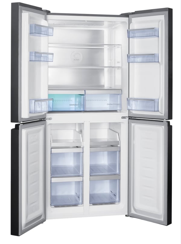 Beko GNO46623MXPN side-by-side køle-fryseskab Fritstående 466 L Rustfrit stål