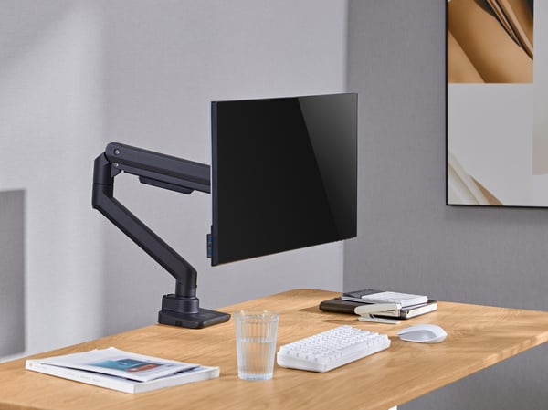 Equip 650180 monitorin kiinnike ja jalusta 124,5 cm (49") Vastaanotto Musta