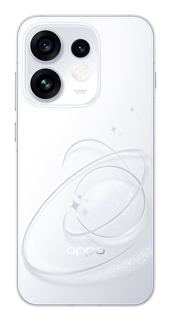OPPO Reno16 5G 16,1 cm (6.32") Dual SIM Android 16.0 USB Type-C 8 GB 512 GB 6000 mAh Hvid