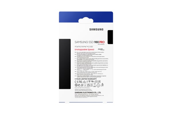 Samsung 980 PRO PCle 4.0 NVMe M.2 SSD med varmeafleder 1TB